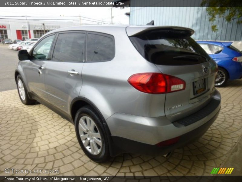 Steel Silver Metallic / Slate Gray 2011 Subaru Tribeca 3.6R Limited