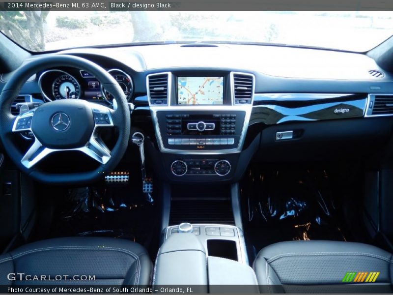Dashboard of 2014 ML 63 AMG
