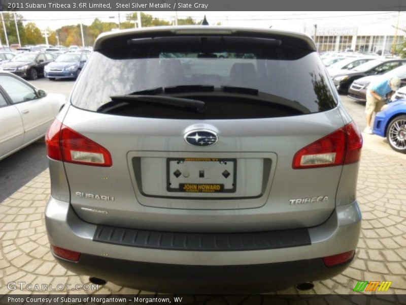 Steel Silver Metallic / Slate Gray 2011 Subaru Tribeca 3.6R Limited