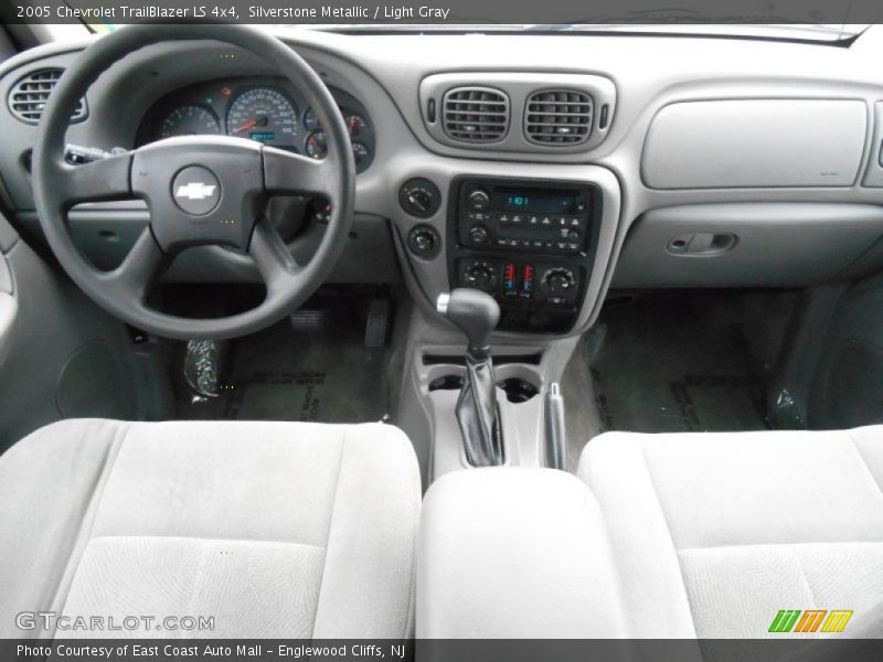 Silverstone Metallic / Light Gray 2005 Chevrolet TrailBlazer LS 4x4