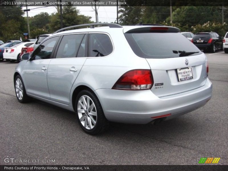 Reflex Silver Metallic / Titan Black 2011 Volkswagen Jetta SE SportWagen