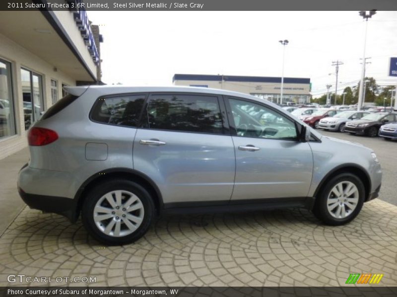 Steel Silver Metallic / Slate Gray 2011 Subaru Tribeca 3.6R Limited