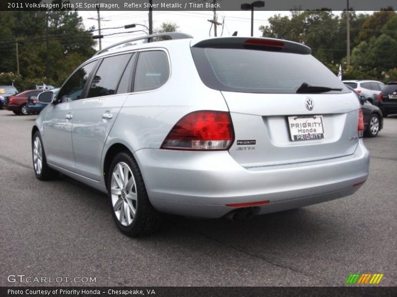 Reflex Silver Metallic / Titan Black 2011 Volkswagen Jetta SE SportWagen