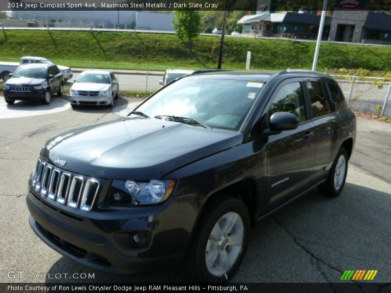 Maximum Steel Metallic / Dark Slate Gray 2014 Jeep Compass Sport 4x4