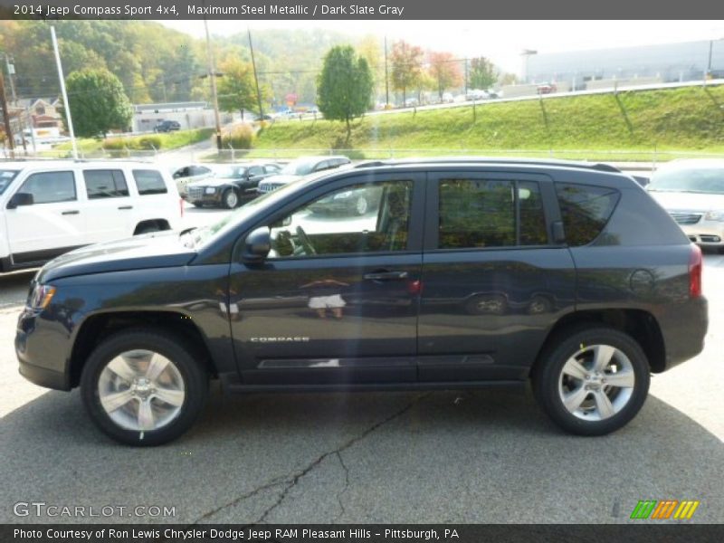 Maximum Steel Metallic / Dark Slate Gray 2014 Jeep Compass Sport 4x4