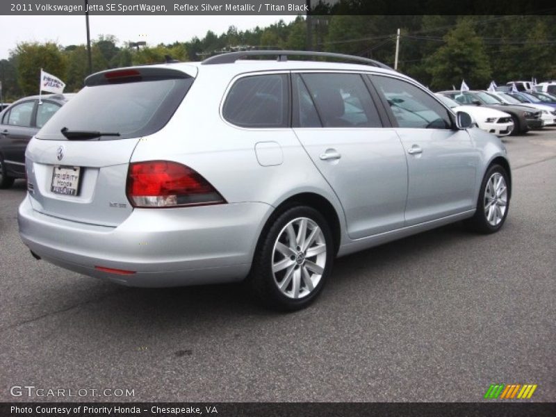 Reflex Silver Metallic / Titan Black 2011 Volkswagen Jetta SE SportWagen