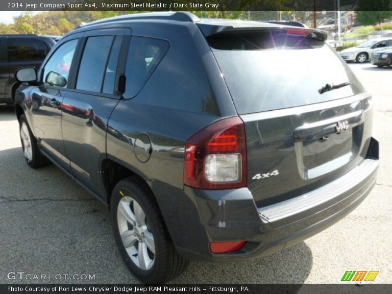 Maximum Steel Metallic / Dark Slate Gray 2014 Jeep Compass Sport 4x4
