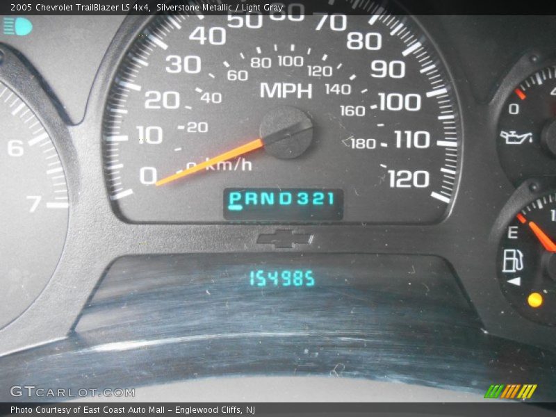 Silverstone Metallic / Light Gray 2005 Chevrolet TrailBlazer LS 4x4