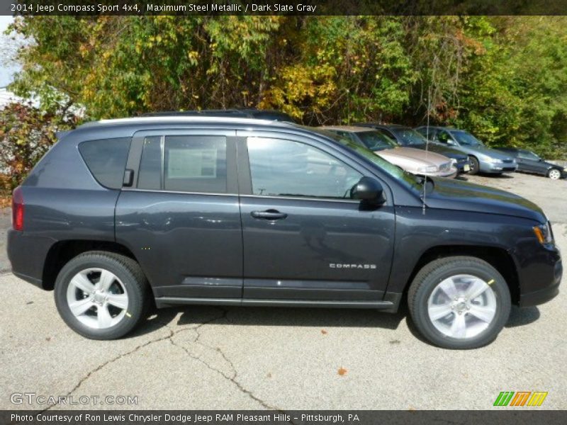 Maximum Steel Metallic / Dark Slate Gray 2014 Jeep Compass Sport 4x4