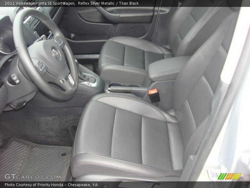 Reflex Silver Metallic / Titan Black 2011 Volkswagen Jetta SE SportWagen
