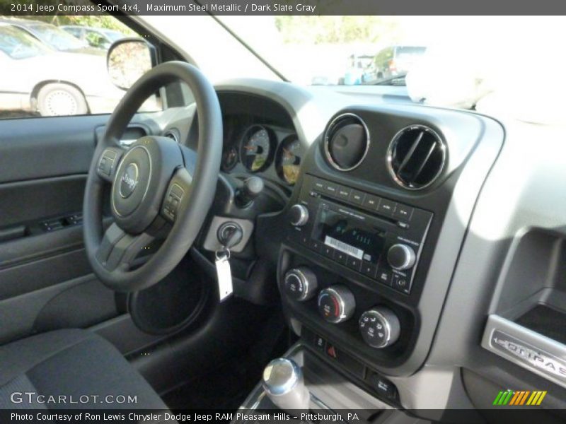 Maximum Steel Metallic / Dark Slate Gray 2014 Jeep Compass Sport 4x4