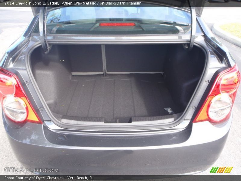 Ashen Gray Metallic / Jet Black/Dark Titanium 2014 Chevrolet Sonic LS Sedan