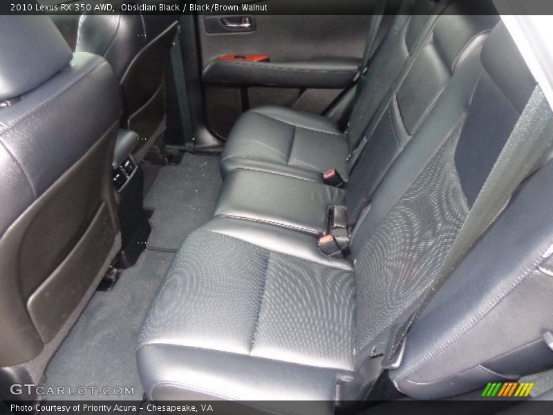 Obsidian Black / Black/Brown Walnut 2010 Lexus RX 350 AWD