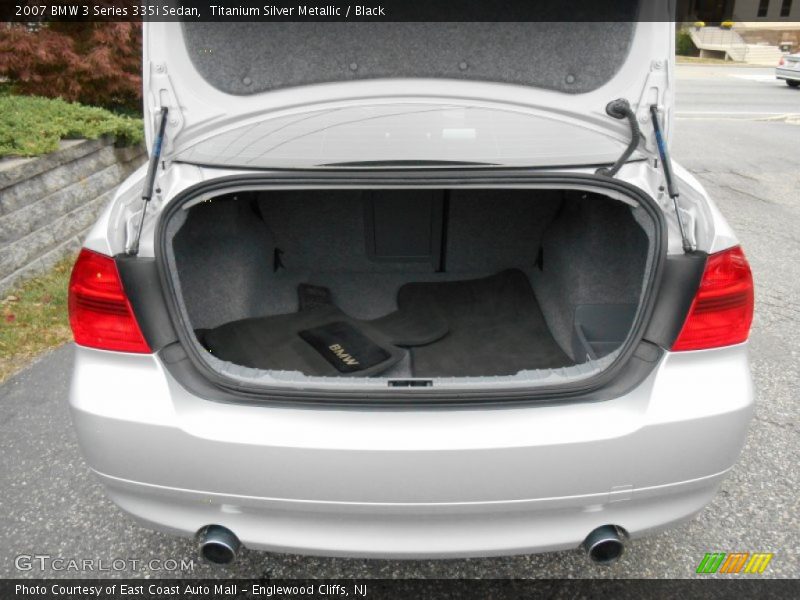 Titanium Silver Metallic / Black 2007 BMW 3 Series 335i Sedan