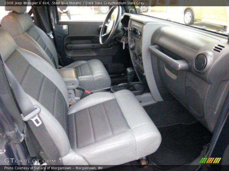 Steel Blue Metallic / Dark Slate Gray/Medium Slate Gray 2008 Jeep Wrangler X 4x4