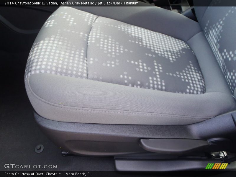 Ashen Gray Metallic / Jet Black/Dark Titanium 2014 Chevrolet Sonic LS Sedan