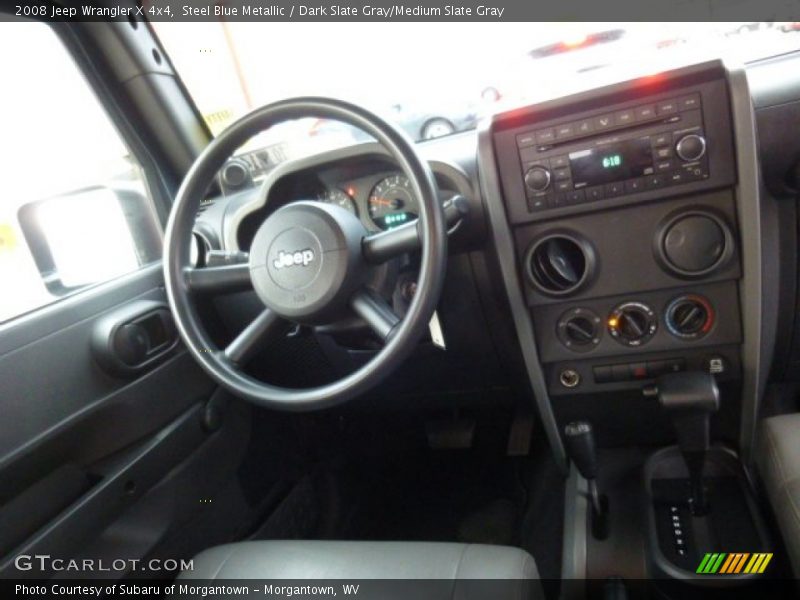 Steel Blue Metallic / Dark Slate Gray/Medium Slate Gray 2008 Jeep Wrangler X 4x4