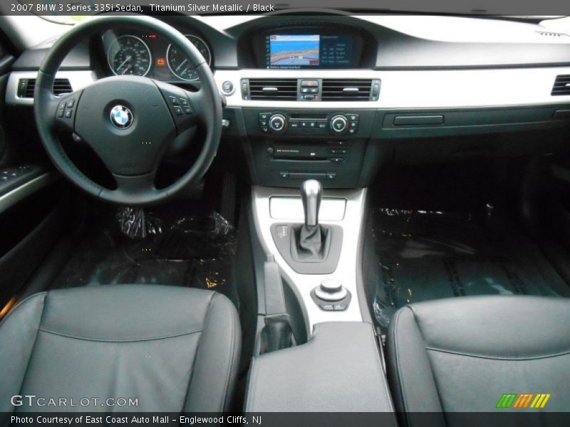 Titanium Silver Metallic / Black 2007 BMW 3 Series 335i Sedan