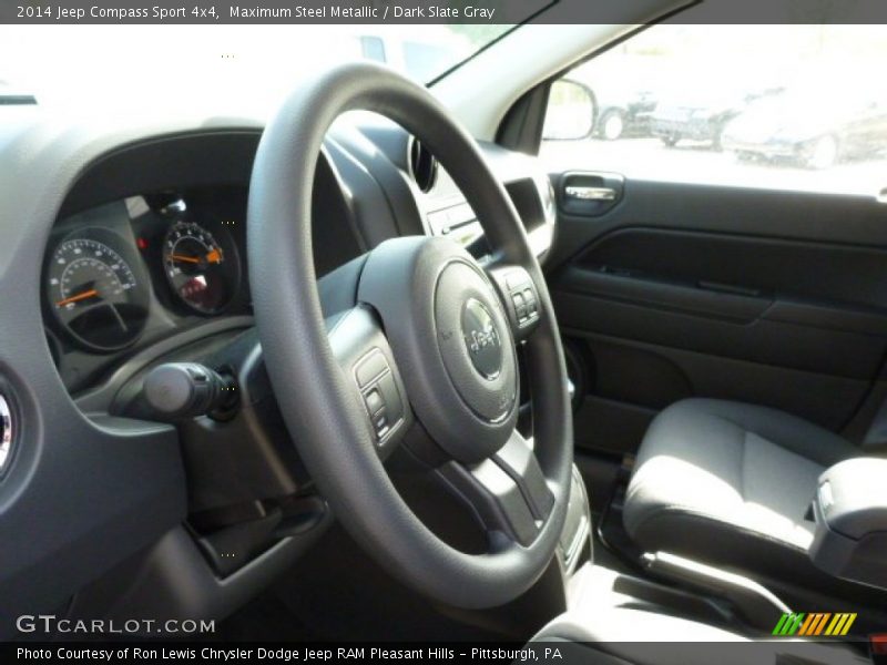 Maximum Steel Metallic / Dark Slate Gray 2014 Jeep Compass Sport 4x4