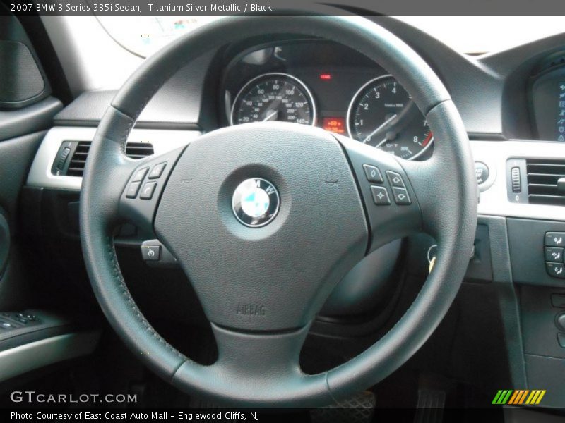 Titanium Silver Metallic / Black 2007 BMW 3 Series 335i Sedan