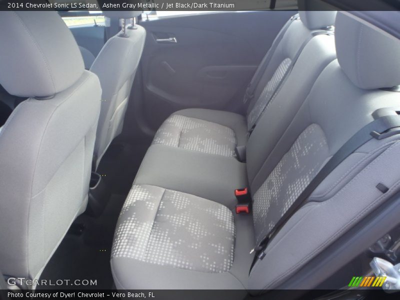 Ashen Gray Metallic / Jet Black/Dark Titanium 2014 Chevrolet Sonic LS Sedan