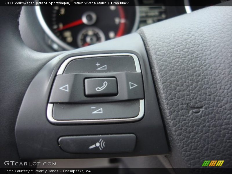 Reflex Silver Metallic / Titan Black 2011 Volkswagen Jetta SE SportWagen