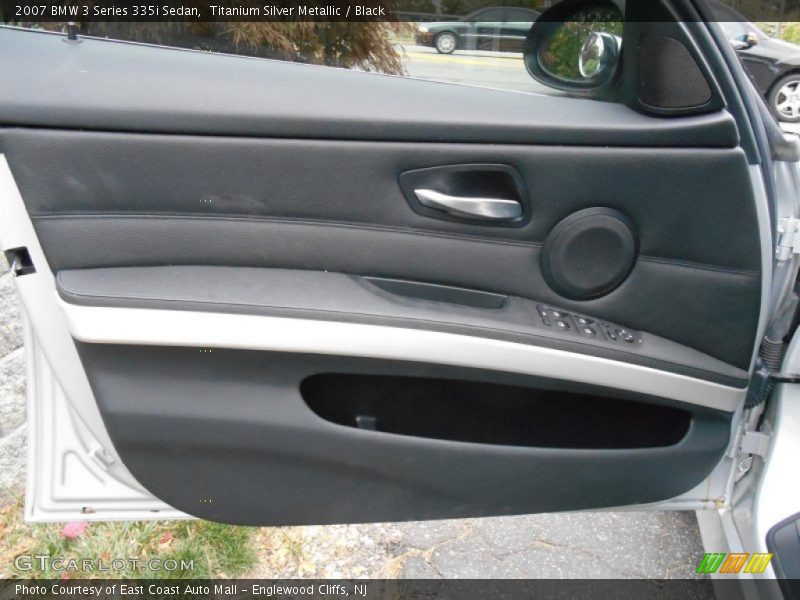 Titanium Silver Metallic / Black 2007 BMW 3 Series 335i Sedan