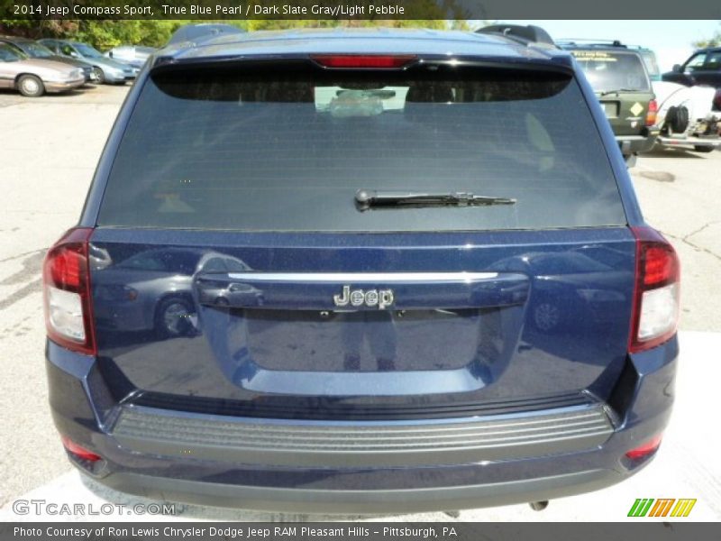 True Blue Pearl / Dark Slate Gray/Light Pebble 2014 Jeep Compass Sport
