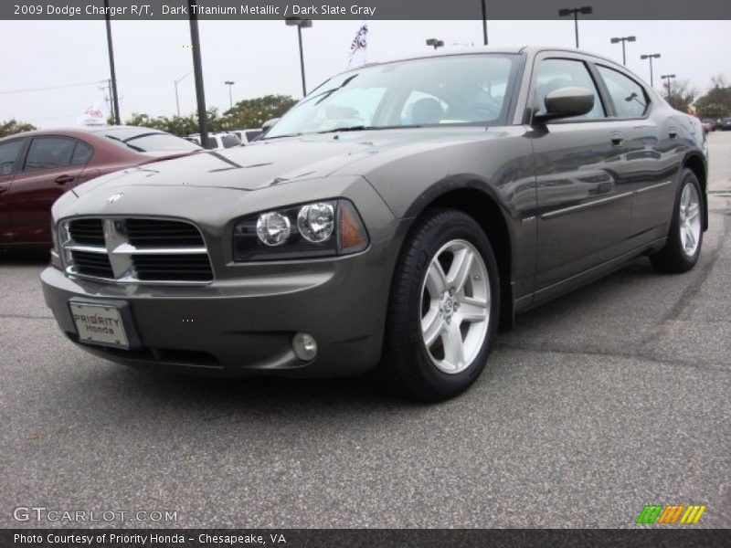 Dark Titanium Metallic / Dark Slate Gray 2009 Dodge Charger R/T