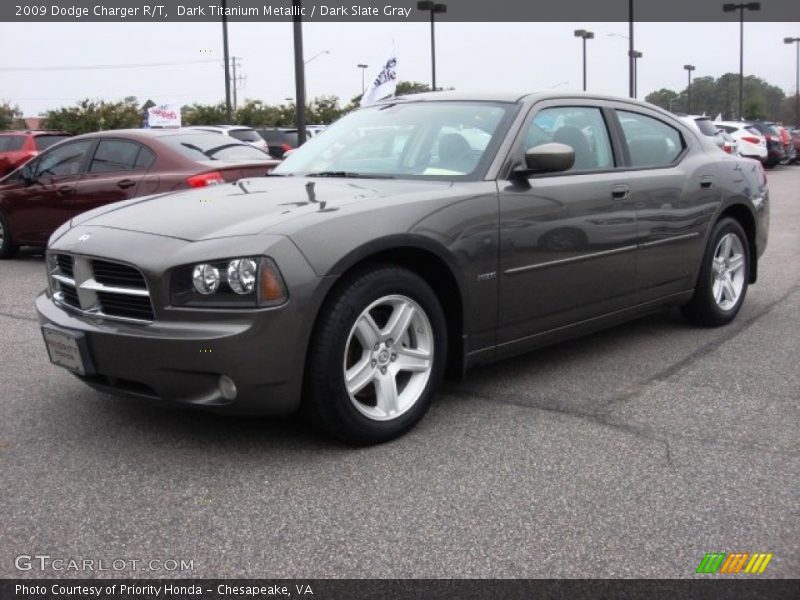 Dark Titanium Metallic / Dark Slate Gray 2009 Dodge Charger R/T