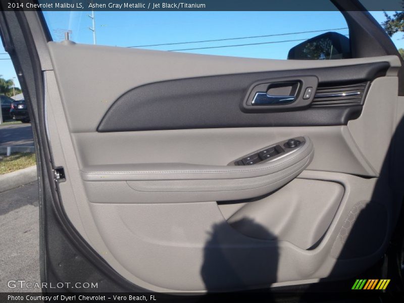 Ashen Gray Metallic / Jet Black/Titanium 2014 Chevrolet Malibu LS