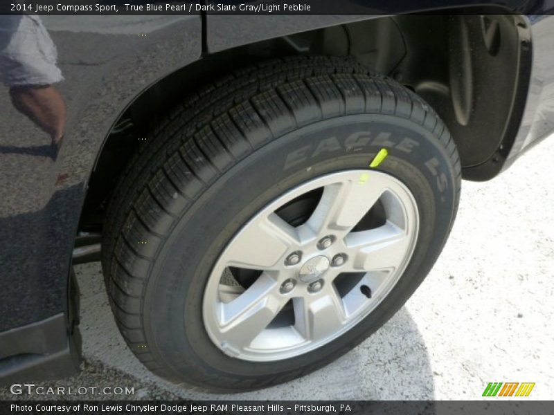 True Blue Pearl / Dark Slate Gray/Light Pebble 2014 Jeep Compass Sport