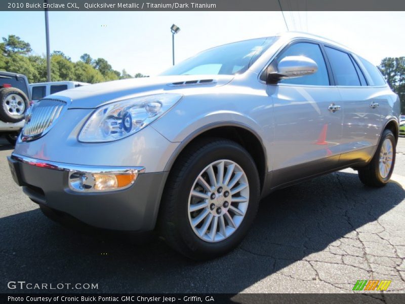 Quicksilver Metallic / Titanium/Dark Titanium 2010 Buick Enclave CXL