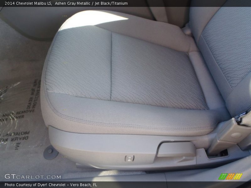 Ashen Gray Metallic / Jet Black/Titanium 2014 Chevrolet Malibu LS