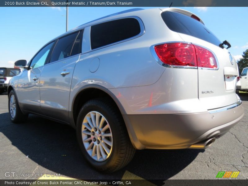 Quicksilver Metallic / Titanium/Dark Titanium 2010 Buick Enclave CXL