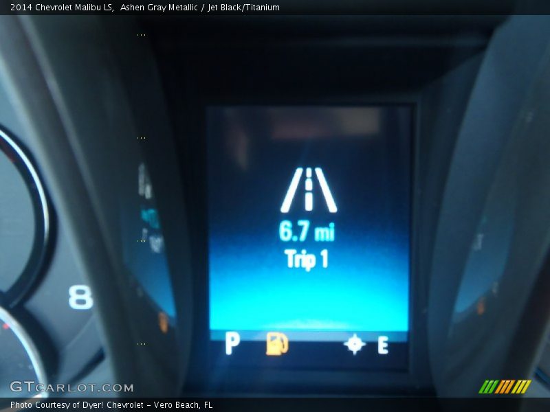Ashen Gray Metallic / Jet Black/Titanium 2014 Chevrolet Malibu LS
