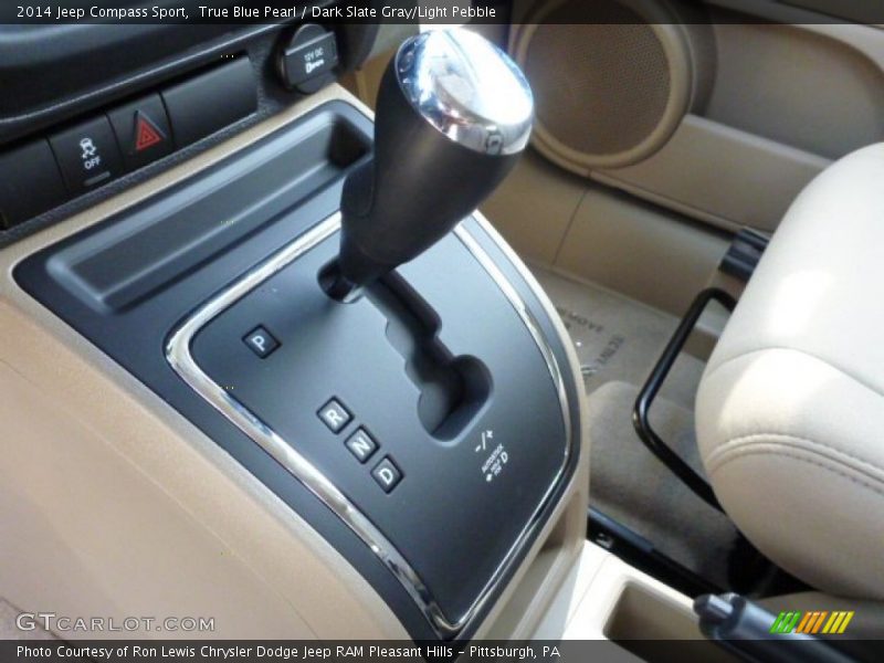 True Blue Pearl / Dark Slate Gray/Light Pebble 2014 Jeep Compass Sport