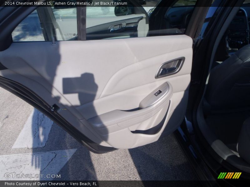 Ashen Gray Metallic / Jet Black/Titanium 2014 Chevrolet Malibu LS