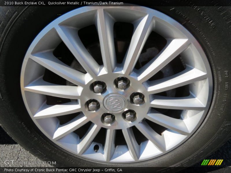 Quicksilver Metallic / Titanium/Dark Titanium 2010 Buick Enclave CXL