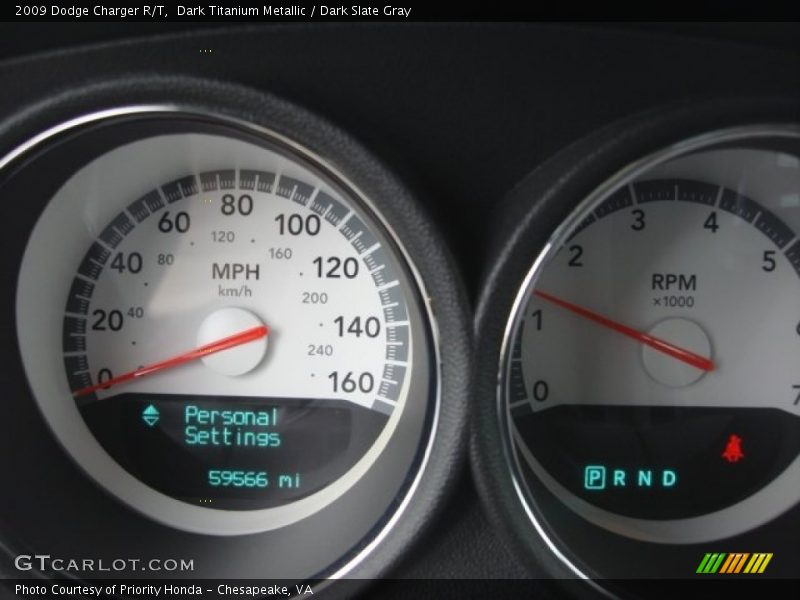 Dark Titanium Metallic / Dark Slate Gray 2009 Dodge Charger R/T