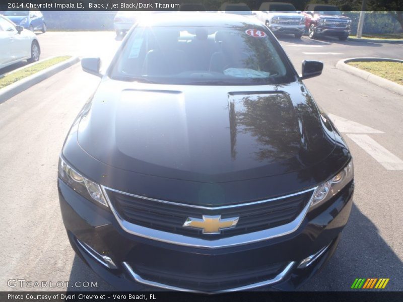 Black / Jet Black/Dark Titanium 2014 Chevrolet Impala LS