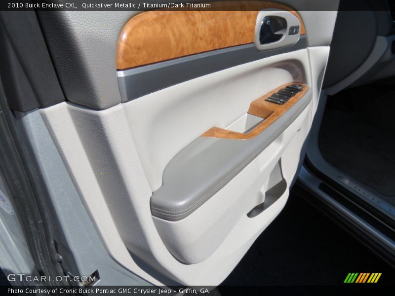 Quicksilver Metallic / Titanium/Dark Titanium 2010 Buick Enclave CXL