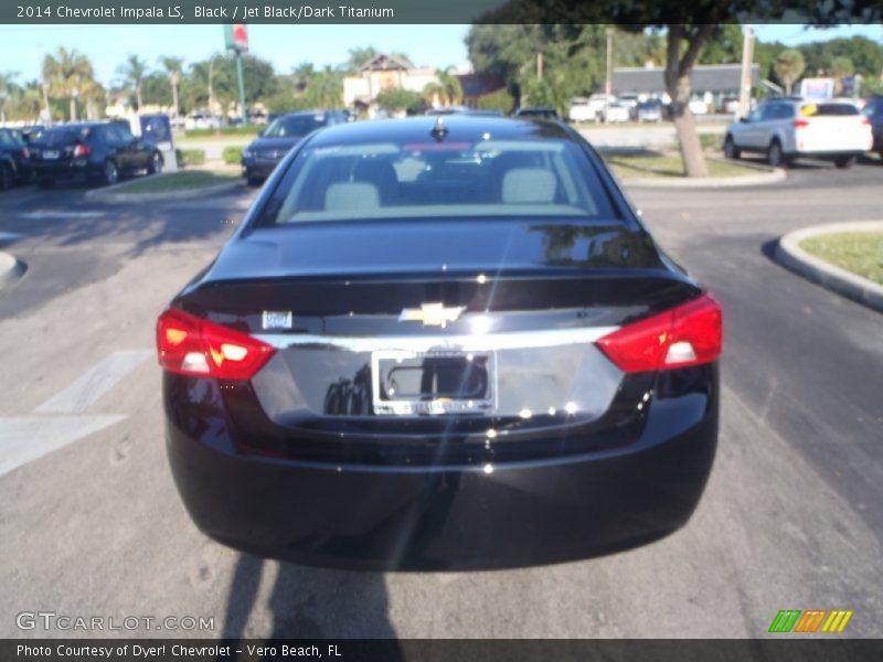 Black / Jet Black/Dark Titanium 2014 Chevrolet Impala LS