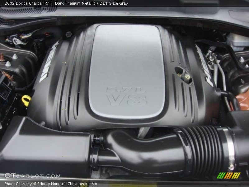 Dark Titanium Metallic / Dark Slate Gray 2009 Dodge Charger R/T
