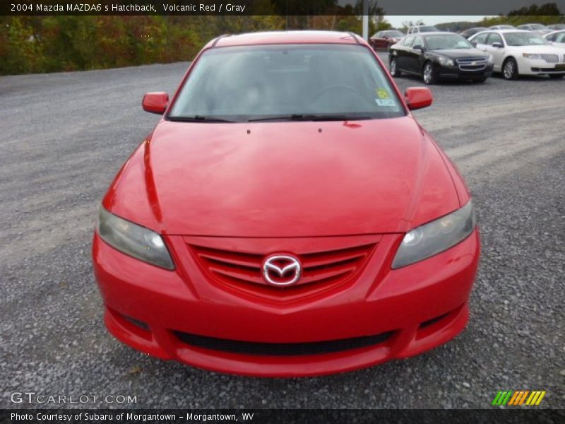 Volcanic Red / Gray 2004 Mazda MAZDA6 s Hatchback