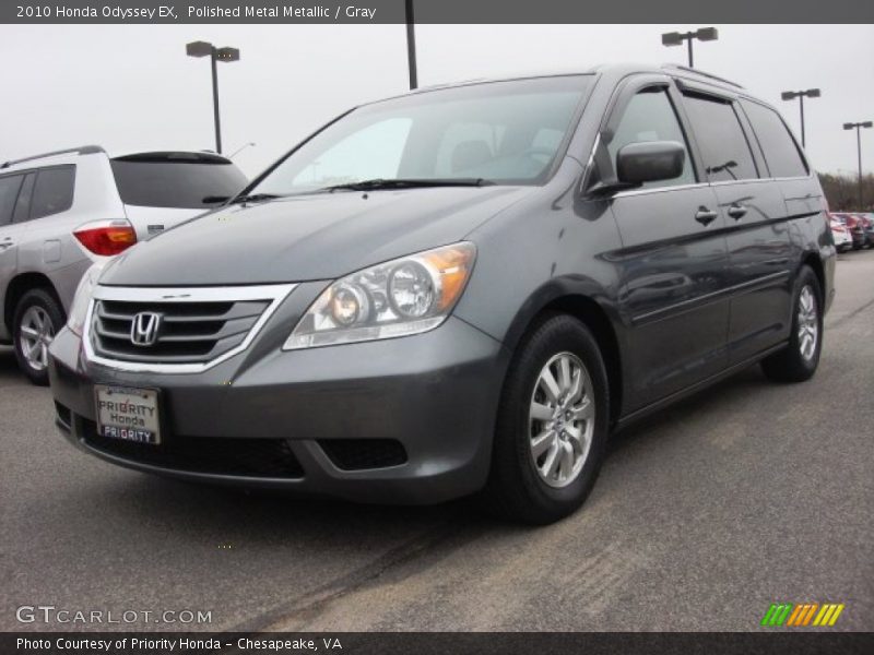 Polished Metal Metallic / Gray 2010 Honda Odyssey EX