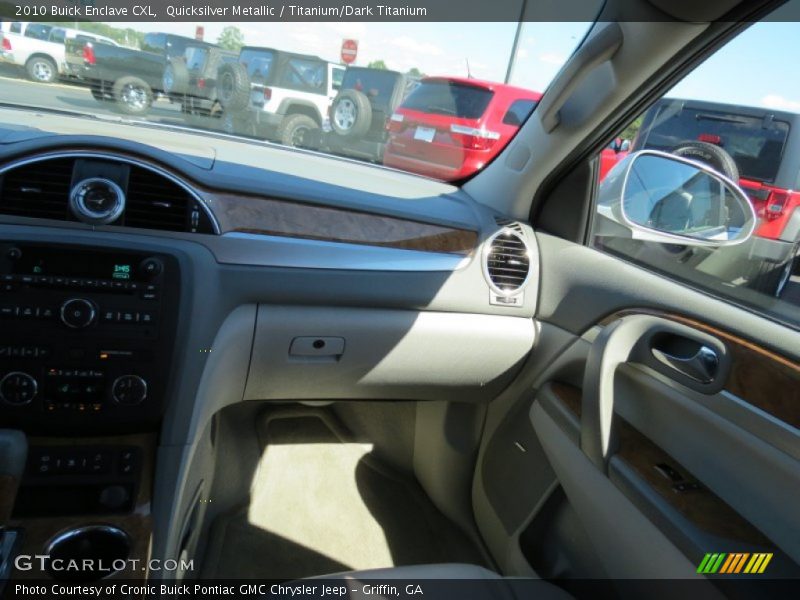 Quicksilver Metallic / Titanium/Dark Titanium 2010 Buick Enclave CXL