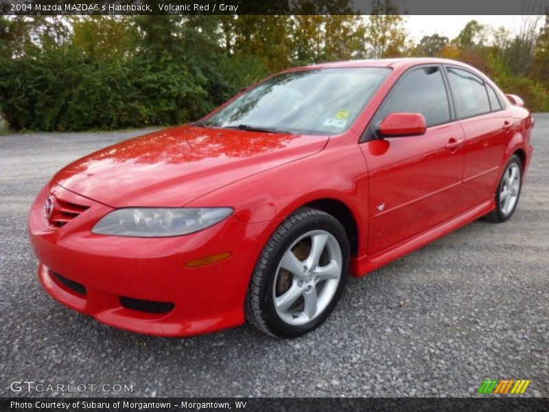 Volcanic Red / Gray 2004 Mazda MAZDA6 s Hatchback