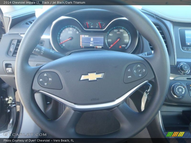 Black / Jet Black/Dark Titanium 2014 Chevrolet Impala LS