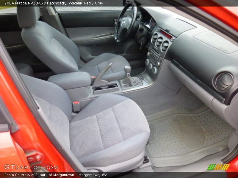 Volcanic Red / Gray 2004 Mazda MAZDA6 s Hatchback